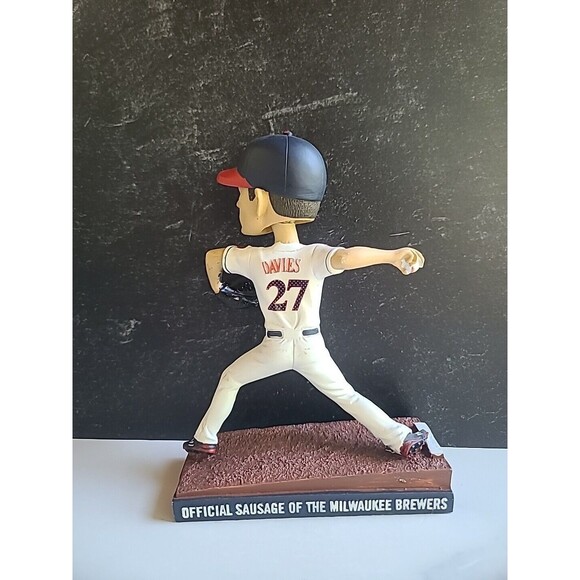 2017 Milwaukee Brewers Arizona Diamondbacks ZACH DAVIES #27 Bobblehead Pitcher - Picture 5 of 10